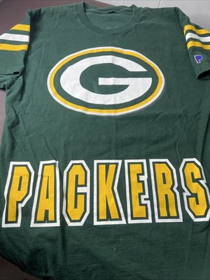 Vintage Green Bay Packers AOP shirt Large Pro Player 90s NFL