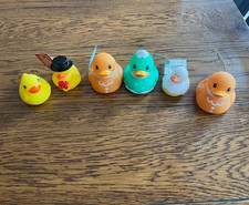 Bulk Assorted Rubber Duckies. 6 pieces, Mostly New w tags - Excellent Condition