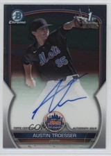 2023 Bowman Draft Chrome Prospect Auto Austin Troesser #CDA-ATR Auto 5c2