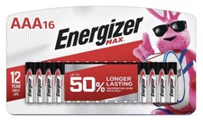 Energizer MAX AAA 2 X 16 32 Alkaline Batteries Exp 12/2037 MFR Sealed Free Ship