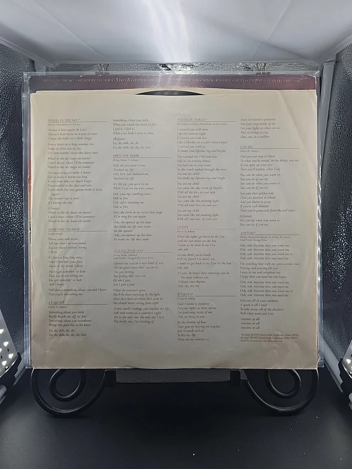 Journey Infinity OG LP 1978 Columbia Records JC 34912 Santa Maria Press VG+/VG - Image 3 of 4