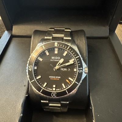 Mido Ocean Star 200 Black Dial stainless Men's Watch M026.430.11.051.00