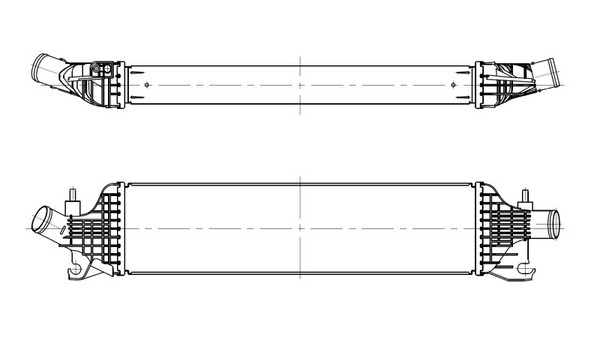 1X NRF 309095 LadeluftküHler FüR Infiniti-image