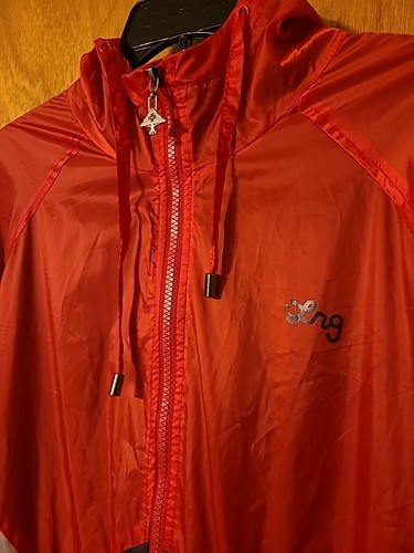 LRG Lifted Research Group Track Jacket Mens X Large Red Zull Zip Warm Up Pockets - Picture 12 of 22