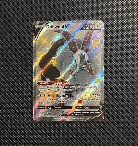 Dubwool V Shiny Holo Rare Shining Fates: Shiny Vault SV120/SV122 NM