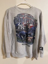 1998 Starter New York Yankees World Series Champions Crewneck Youth XL Adult S