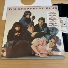 Breakfast Club Soundtrack Original 1985 US 1st pressing In Shrink W/Hype! EX/EX
