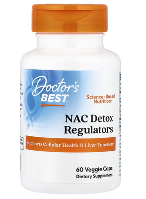 Doctors Best NAC DETOX Regulators 600mg 60 Kapseln N-Acetyl-L-Cysteine