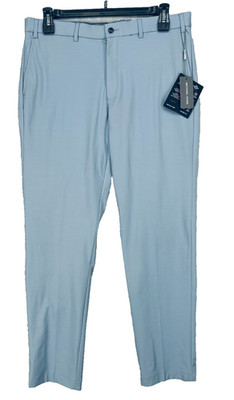 Michael Kors Dress Pants Mens 32x32 Pale Blue Classic Fit Bedford Performance