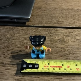 Lego Duplo Toddler Girl Daughter Diver Outfit Pigtails Black-Haired Figure