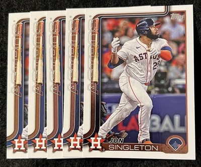 2025 Topps Series 2 - John Singleton - Astros - #462 - LOT OF 5 - NM/Mint