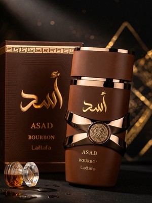 Lattafa Asad Bourbon EDP 100ml 3.4oz Men s Perfume NEW Sealed Long Lasting