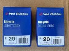 2 Pack - Bicycle Inner Tubes 20" x 3.0  EBike Folding Fat Electric VEE RUBBER
