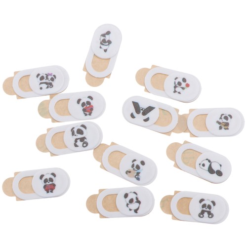 12 Pcs Sichtschutz Telefonschutzzubehör Kameraabdeckung Im Panda-Stil - Bild 9 von 12