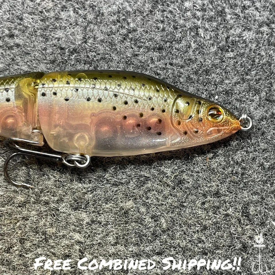 Sebile Magic Swimmer 125 SK cebo de hundimiento lento 3/4 oz - trucha arco iris natural Foto 3 de 4