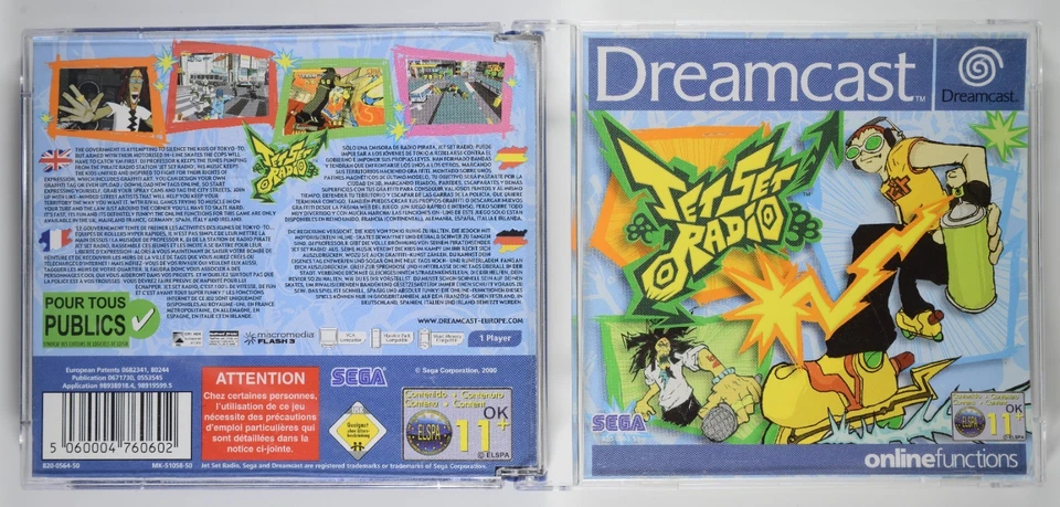Jet Set Radio Dreamcast PAL CIB 2000 SEGA Action Adventure - Image 4 of 4