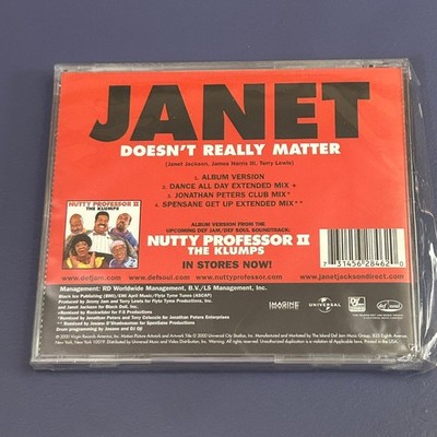 Janet Jackson – Doesn't Really Matter CD Single 2000 R&B Pop Nutty