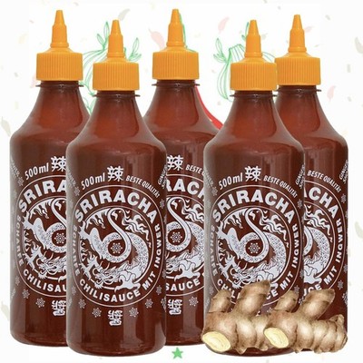A-ONE Sriracha Sauce Ingwer 12 x 500ml Chilisauce