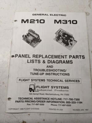 #ad #ad GE GENERAL ELECTRIC PARTS LIST DIAGRAMS SERVICE MANUAL M210 M310 1997 $13.99