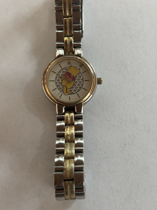 Timex Winnie the Pooh Watch Womens Stainless Steel Adjustable Clasp