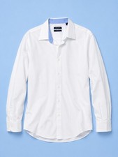 Nautica Classic Fit Mens Button Down Shirt Long Sleeve Size 17 34/35