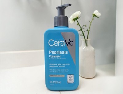 CeraVe Psoriasis Cleanser Wash Salicylic Acid Medicated Formula 8oz EXP02/2027