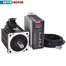 1.5KW 220V AC Servo Motor Kit 10N.m 1500RPM 6A With Permanent Magnet Driver AASD