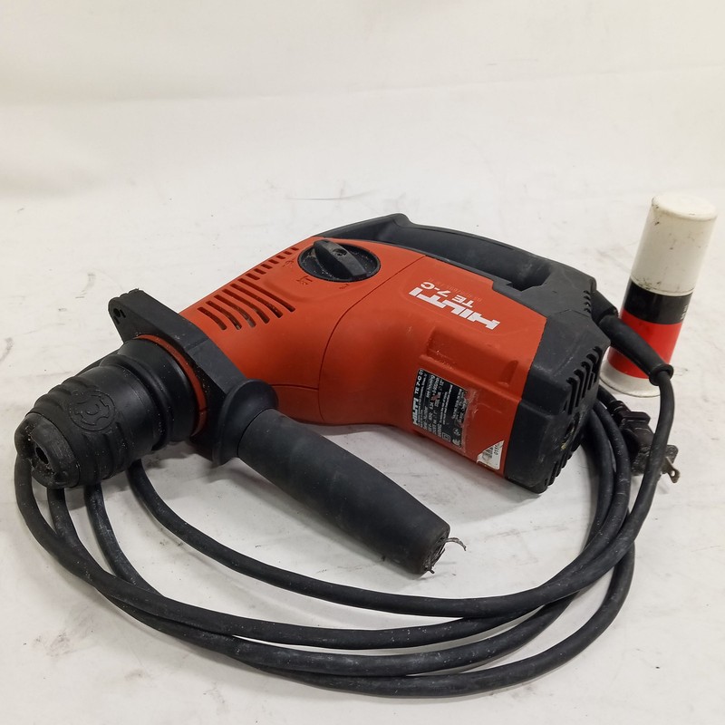 Hilti TE 7-C Electric Corded Rotary Concrete Hammer Drill - WORKING