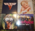 VAN HALEN LP LOT II 1984 5150 Bonus! FASTER PUSSYCAT Greatest Hits on Pink Vinyl