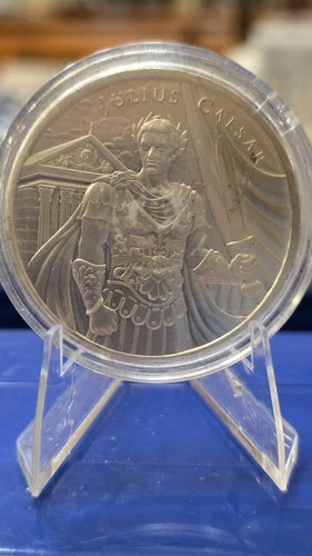 1 oz. JULIUS CAESAR - Legendary Warriors Series #2 round .999 fine silver