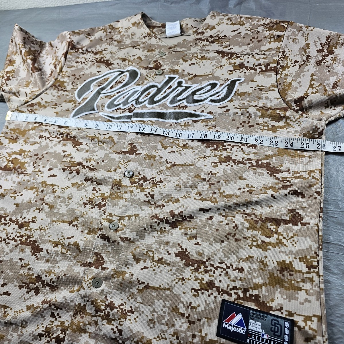 San Diego Padres Jersey Majestic - Camouflage Camo Mens Extra