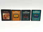 atari 2600 games lot #8 (Frostbite, Chopper Command, Starmaster, Video Checkers)