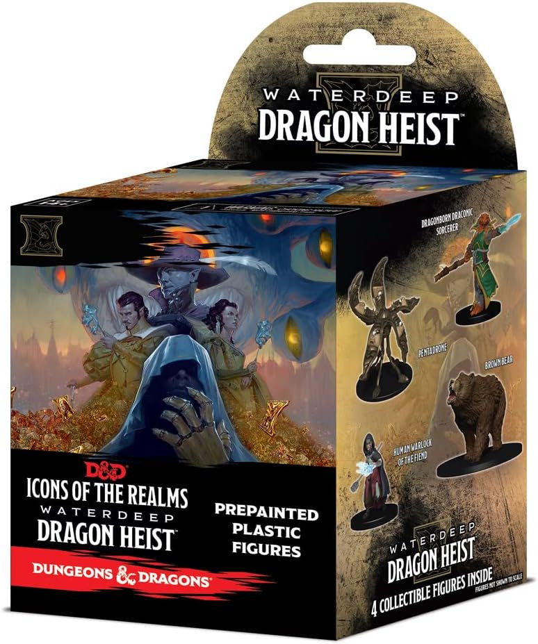 Wizkids D-D Icons of the Realms Waterdeep Dragon Heist Miniatures Booster Box 4190₽