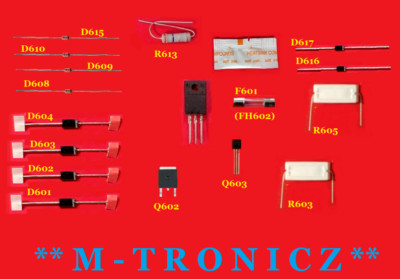 PHILIPS   POWER SUPPLY BA01F2F0102  7_A     REPAIR KIT