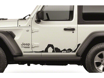 Neu Original Mopar Jeep Wrangler 2018 2 Türer - Karosserie Grafik Moab Mountains