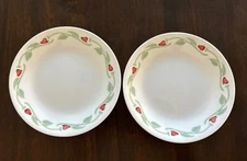 Corelle Bonnie Rose Bread Dessert Plates 6.75” Set Of 2