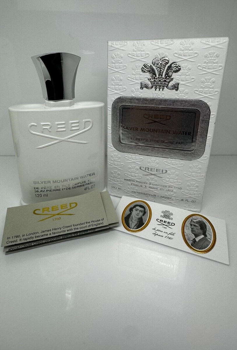 Creed Silver Mountain Water 4.0 oz 120ml Eau de Parfum For Creed Silver Mountain Water 4.0 oz 120ml Eau de Parfum For