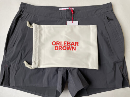 ORLEBAR BRAUN grau mittellang technischer Setter heiße Badeshorts Größe 32 375 $ - Bild 2 von 8
