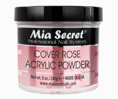 COVER ROSE ACRYLIC 8 OZ POWDER BY MIA SECRET - MADE IN USA