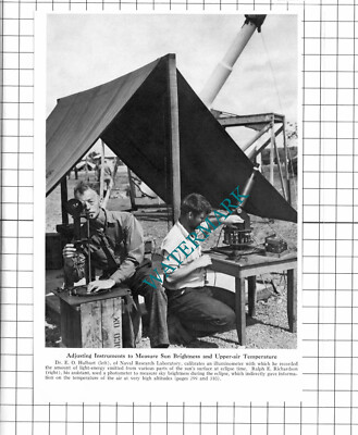 Dr. E O Hulburt Marineforschungslabor Ralph Richardson -1947 Ausschnitt/Druck