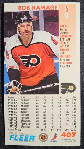 1993-94 Fleer PowerPlay Hockey Cards Pick/Choose/Complete Mint - Picture 237 of 433