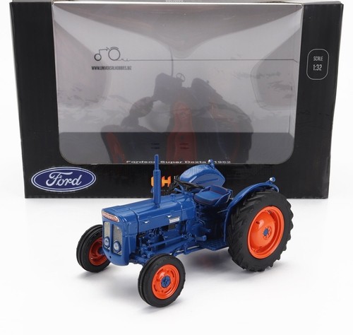 Fordson fundido a presión Universal Hobbies 1/32 - tractor Super Dexta 1962 - azul naranja - Imagen 1 de 2