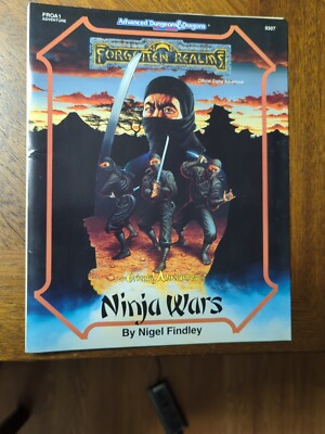 AD&D 2E Forgotten Realms: Oriental Adventures: Ninja Wars - TSR 9307