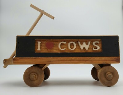 homemade wooden wagon