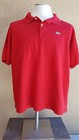 LACOSTE Men’s Solid Red Polo-Rugby 100% Cotton Devanlay SS Shirt Sz 8 Peru