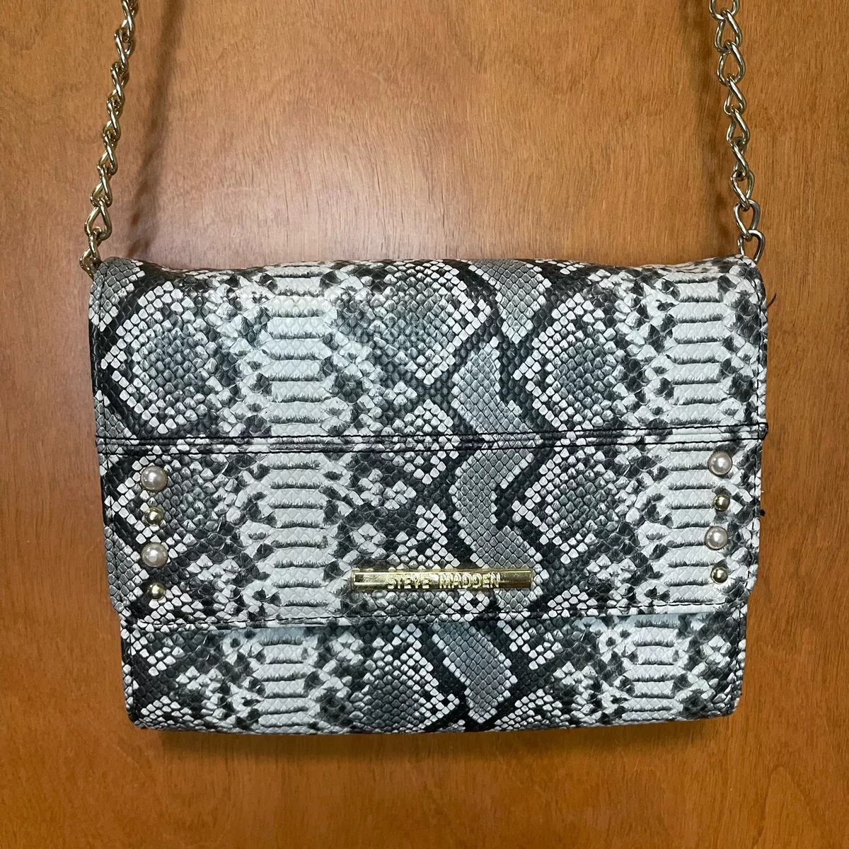 Steve madden snake purse clearance