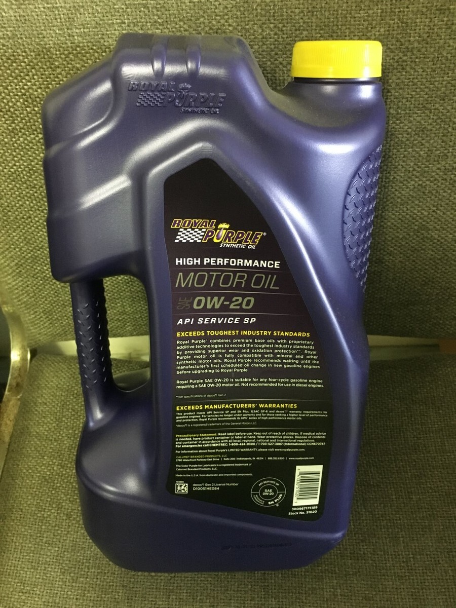 Royal Purple High Performance 5W-20 Motor Oil - 1 Quart