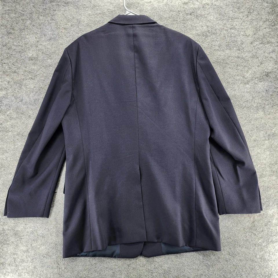 Casaco esportivo Bobby Jones blazer masculino 48L azul 2 botões lã marinha - Imagem 2 de 4