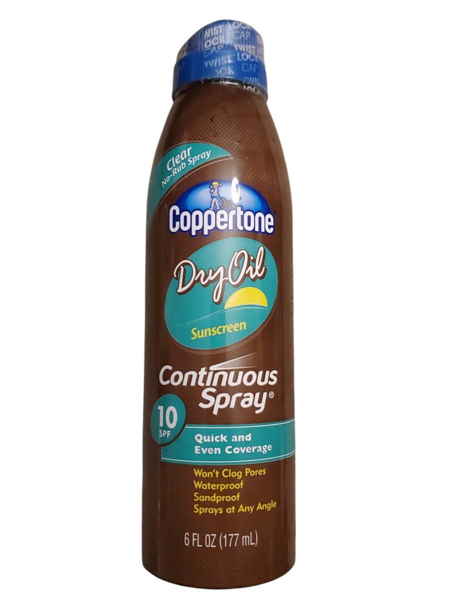 日焼け止め Coppertone Tropical Sandfree Dry Oil コパトーン (6本セット) サンオイル トロピカル サンドフリー