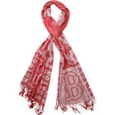 BOSTON RED SOX  Pashmina Scarf Elegant New - FREE U.S.A. SHIPPING